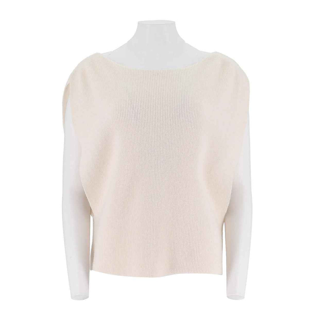 One Collar Cashmere Vest Pullover