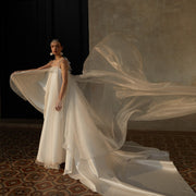Moonlight Long Satin Wedding Dress