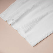 Polo Collar Short Sleeve Ribbed Top