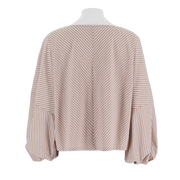 Drop Shoulder Puff Sleeve Shirt