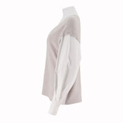 Colorblocked Relaxed Knit Pullover