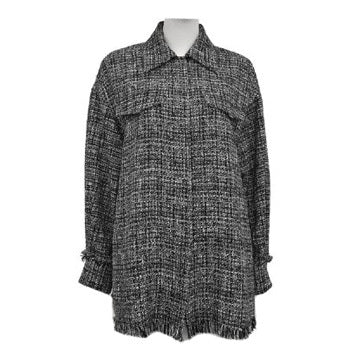 Coarse Woolen Fringe Shirt