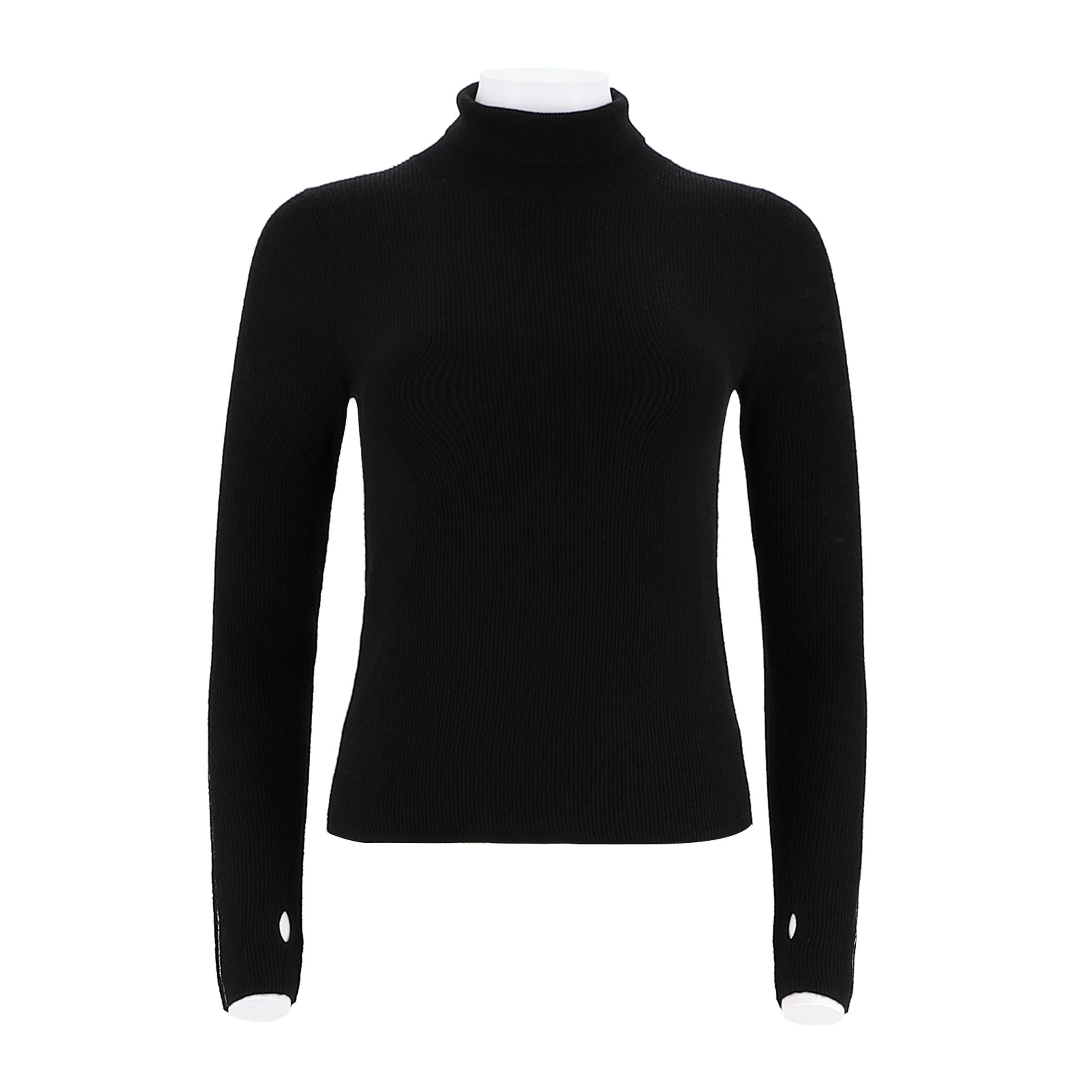 Women'S Long Sleeved High Neck Top