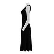 Sleeveless Knit Maxi Long Dress