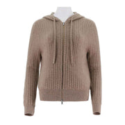 Hooded Knitted Cardigan Jacket