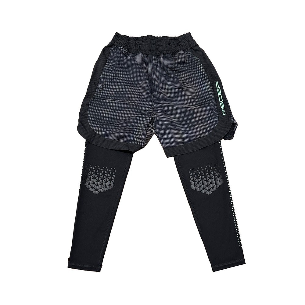 Boys 2 In 1 Active Shorts With Leggings