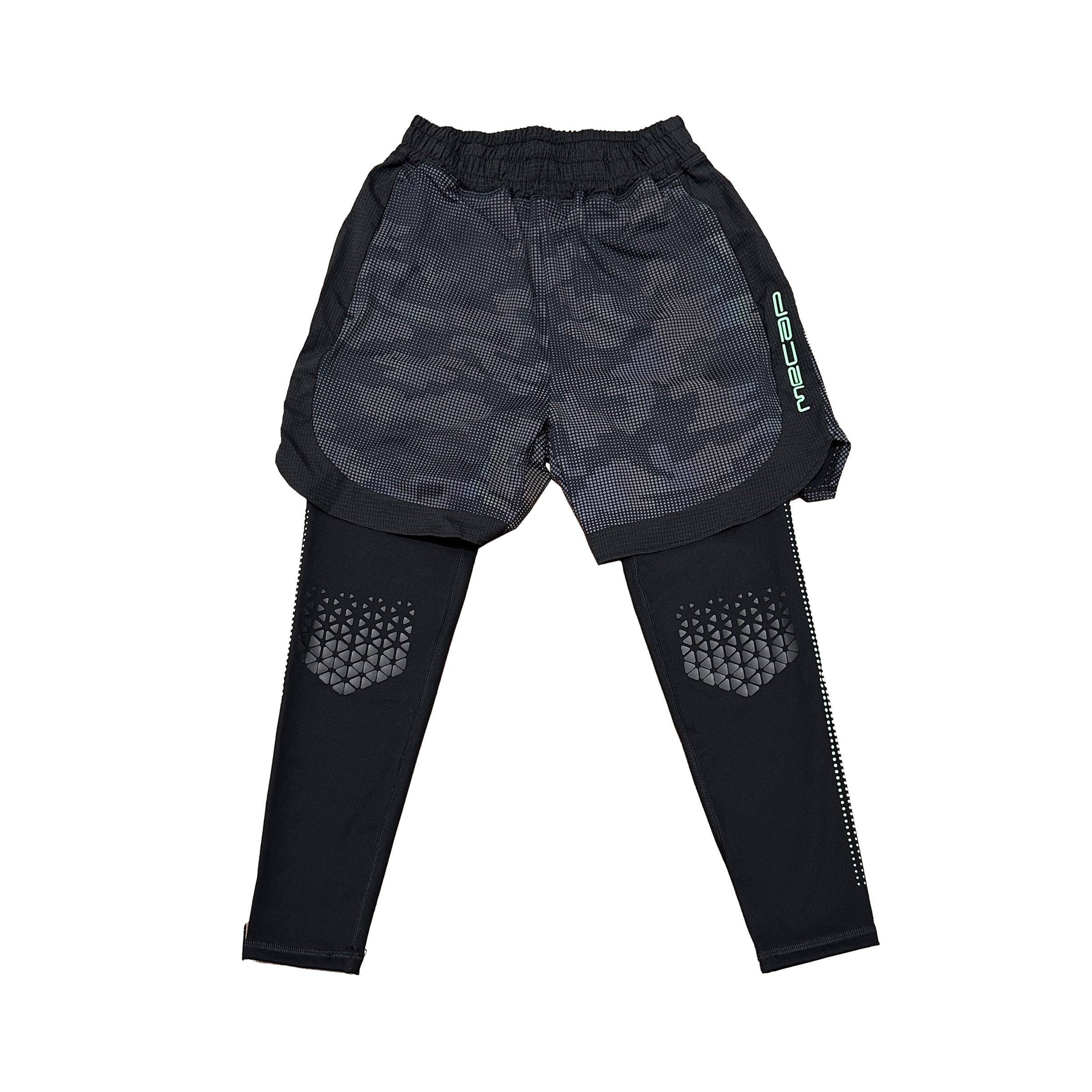 Boys 2 In 1 Active Shorts With Leggings