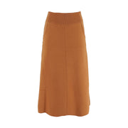 Slimming A-Line Knitted Half Cut Skirt
