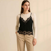 V-Neck Slim Fit Camisole Vest