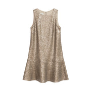 Sequined Sleeveless Dress