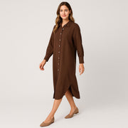 Long Button Up Shirt Dress