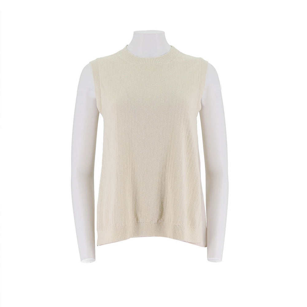 Round Neck Linen Organic Cotton Blended Pullover