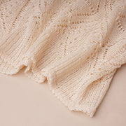 Collared Short Sleeve Sweater