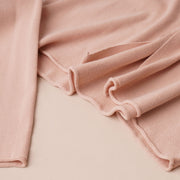 Cropped Combed Cotton Cardigan
