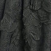 Lace A-Line Skirt With Floral Embroidery
