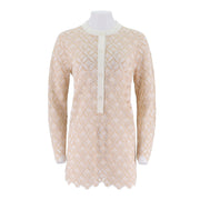 Lightweight Patterned Half Placket Dress
