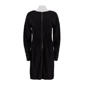 Fitted Crew Neck Long-Sleeve Dress
