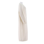 Round Neck Loose Fit Jumpsuit Long Skirt