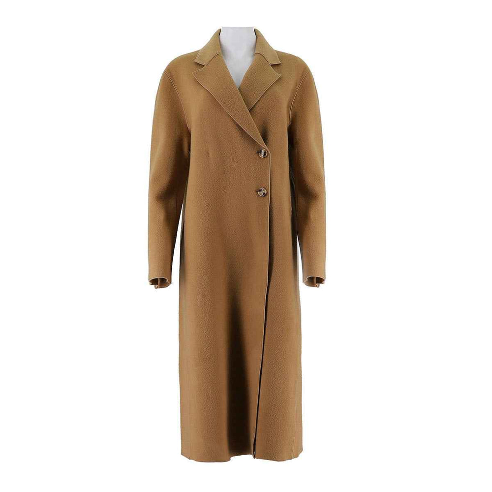 Long Lapel Slim Fit Woolen Jacket