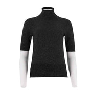 Half High Neck Slim Fit Pullover Sweater