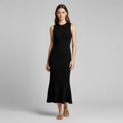 Sleeveless Knit Maxi Long Dress