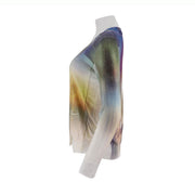 V-Neck Single Breasted Knitted Cardigan