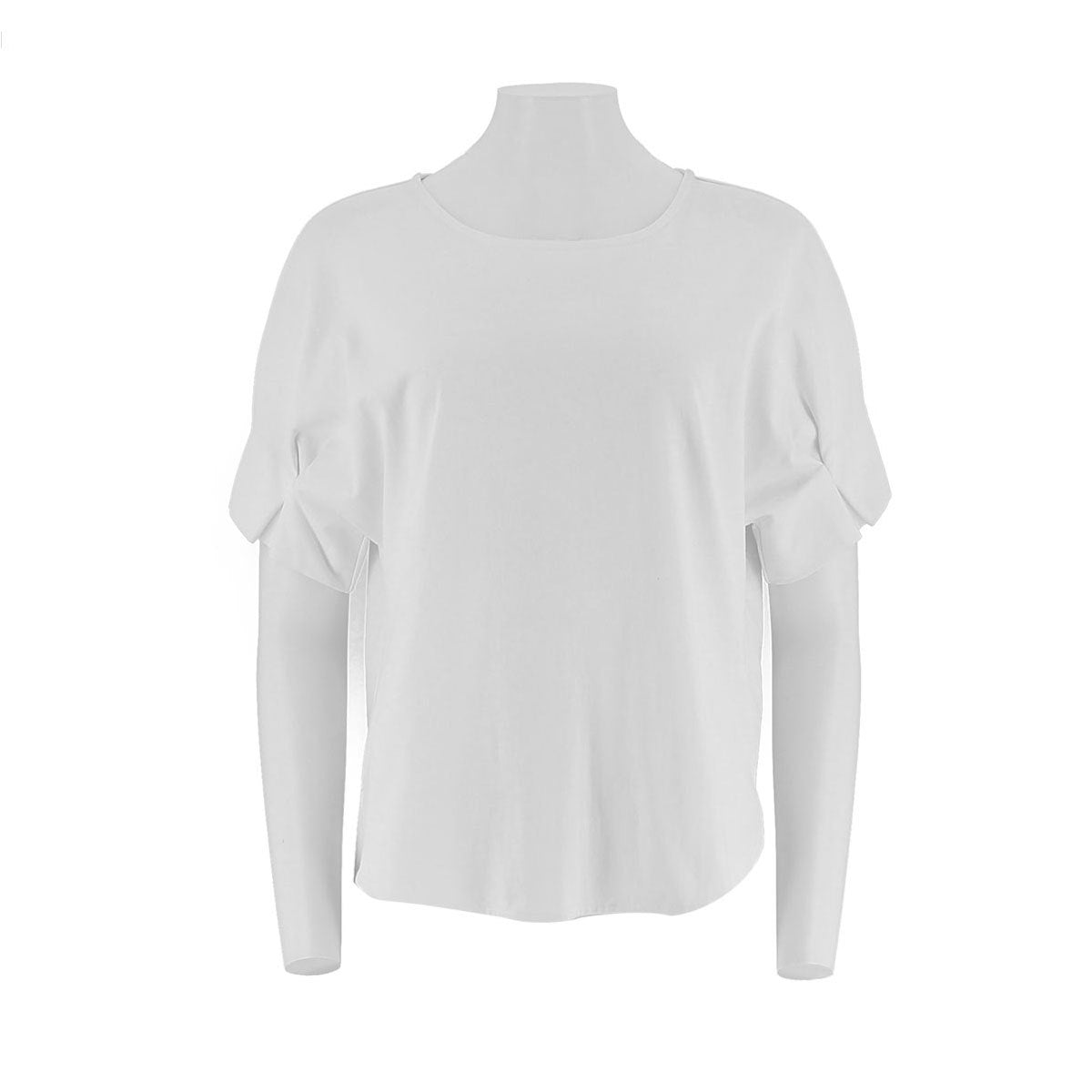 Balloon Sleeve Relaxed Fit Short Sleeve Tee