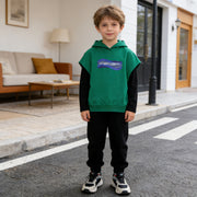 Mock-Layer Long-Sleeve Sweatshirt