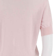 Round Neck Short Sleeve Cashair Sweater