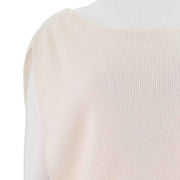 One Collar Cashmere Vest Pullover