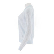 Round-Neck Cut-Out  Pullover