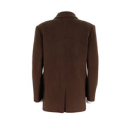 معطف قصير مزدوج الوجهين