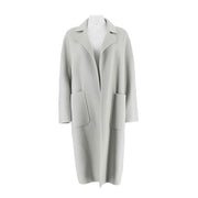 Collar Long Wool Jacket