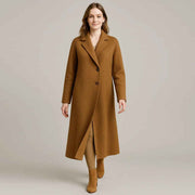 Long Lapel Slim Fit Woolen Jacket