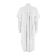 Polo-Collar Shirt Dress
