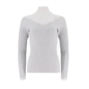 Slim Fit Long Sleeved V-Neck Pullover