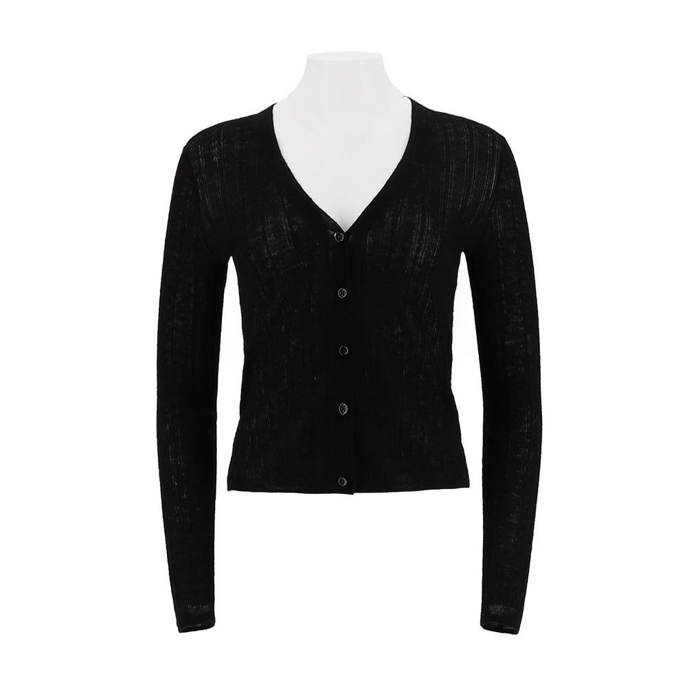 V-Neck Slim Fit Knitted Cardigan