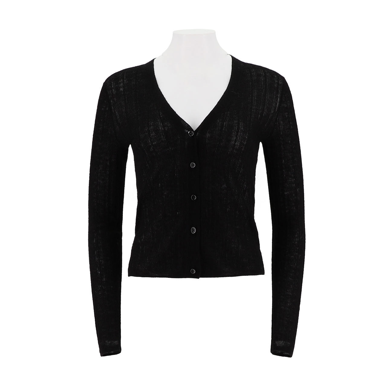 V-Neck Slim Fit Knitted Cardigan