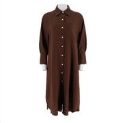 Long Button Up Shirt Dress