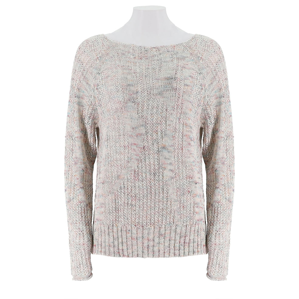 Wide Neck Long Sleeve Sweater