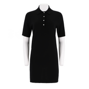 Polo Collar Short Sleeves Dress