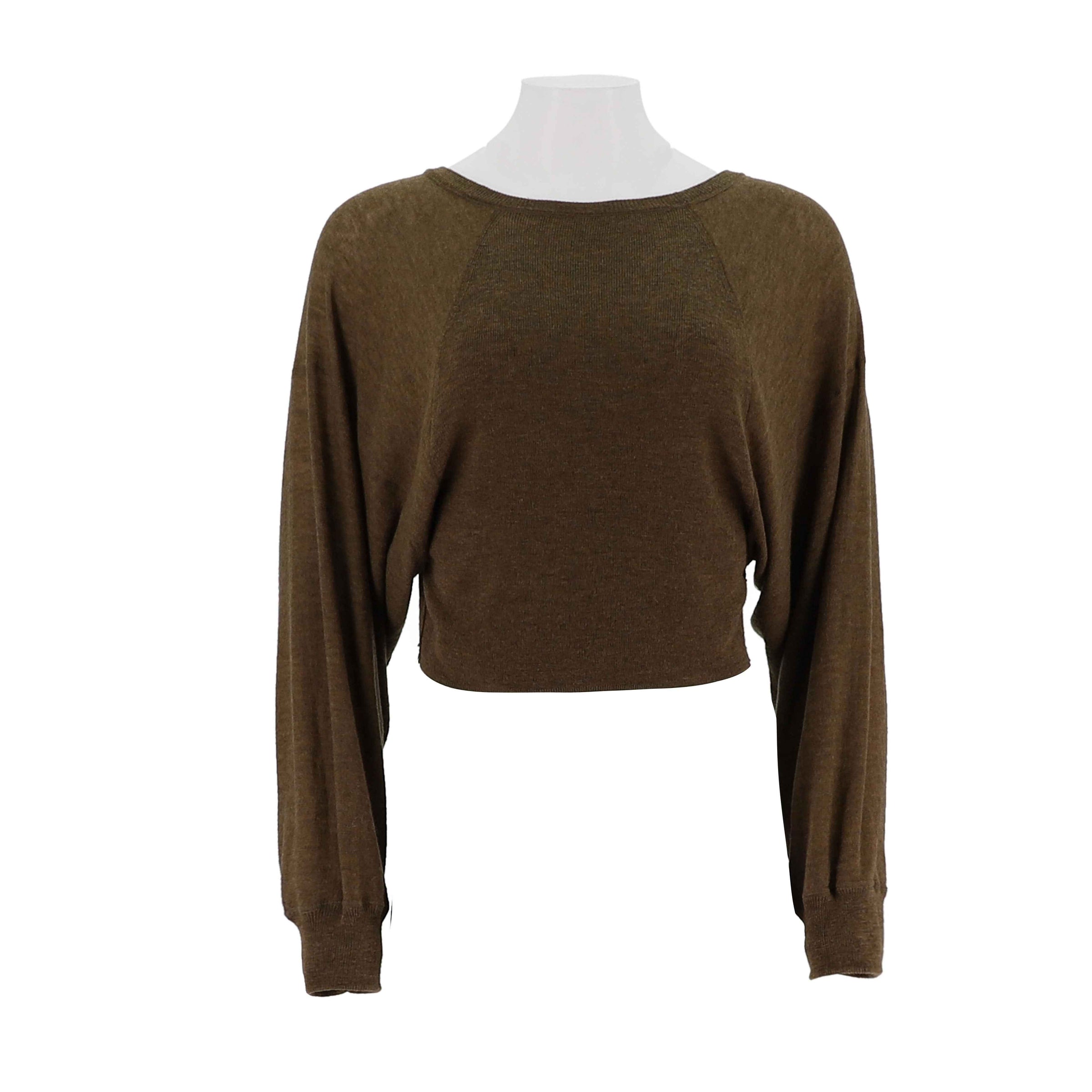Round Neck Short Pullover Sweater