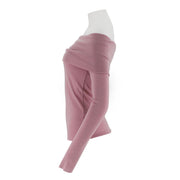 Wide Neck Long Sleeve Sweater