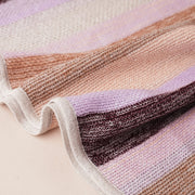 U-Neck Mixed Yarn Striped Tank