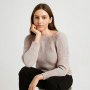 Wide Neck Long Sleeve Sweater