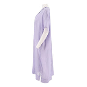 Half Placket Boxy Woven Dress