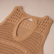 Sleeveless Long Knit Dress