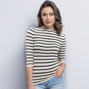 Women'S Striped Pullover