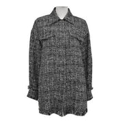 Coarse Woolen Fringe Shirt