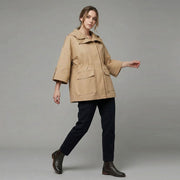 Hooded Loose Windbreaker Jacket